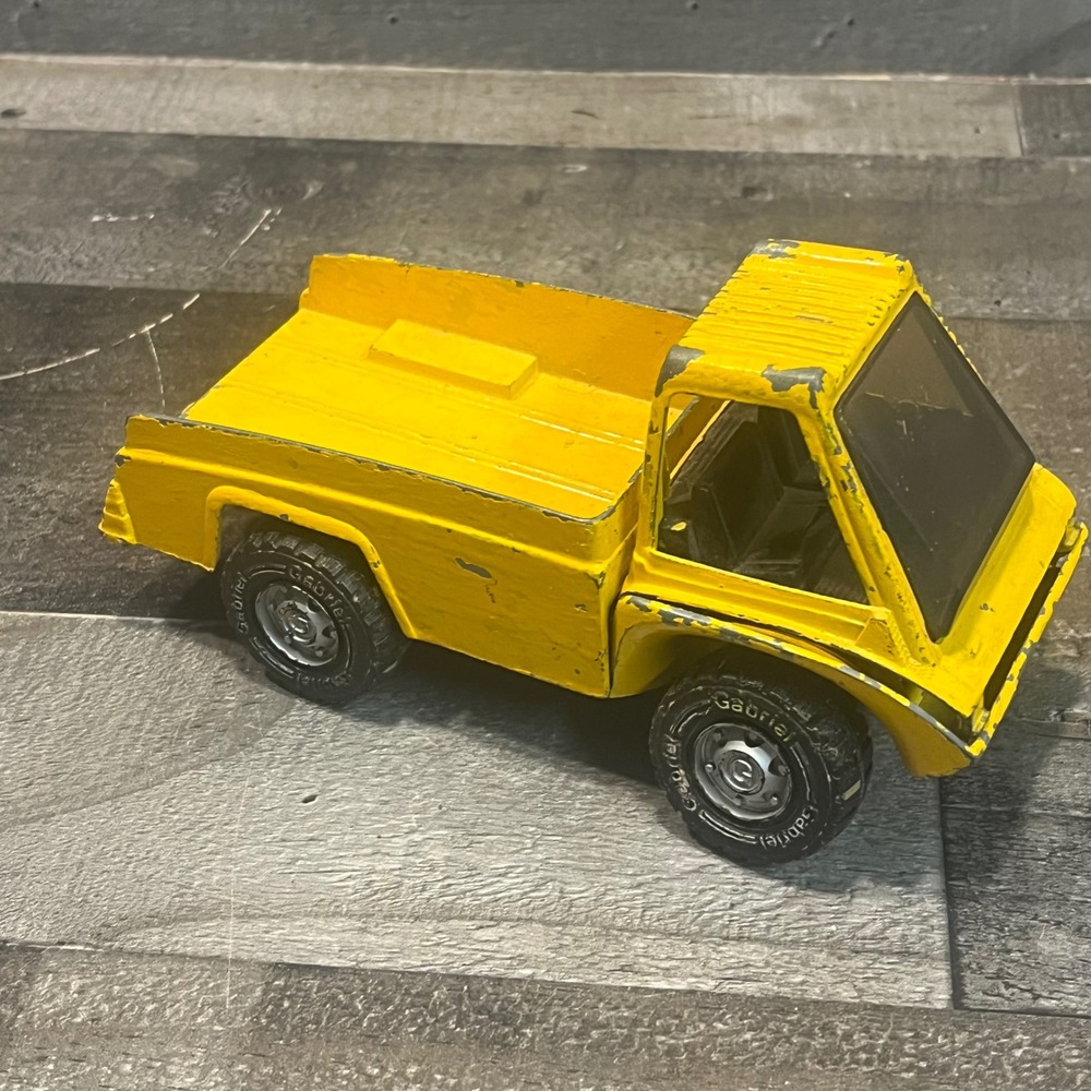 Vintage Gabriel Hubley Diecast Pickup Truck Yellow Cab Forward Toy Car 1970s